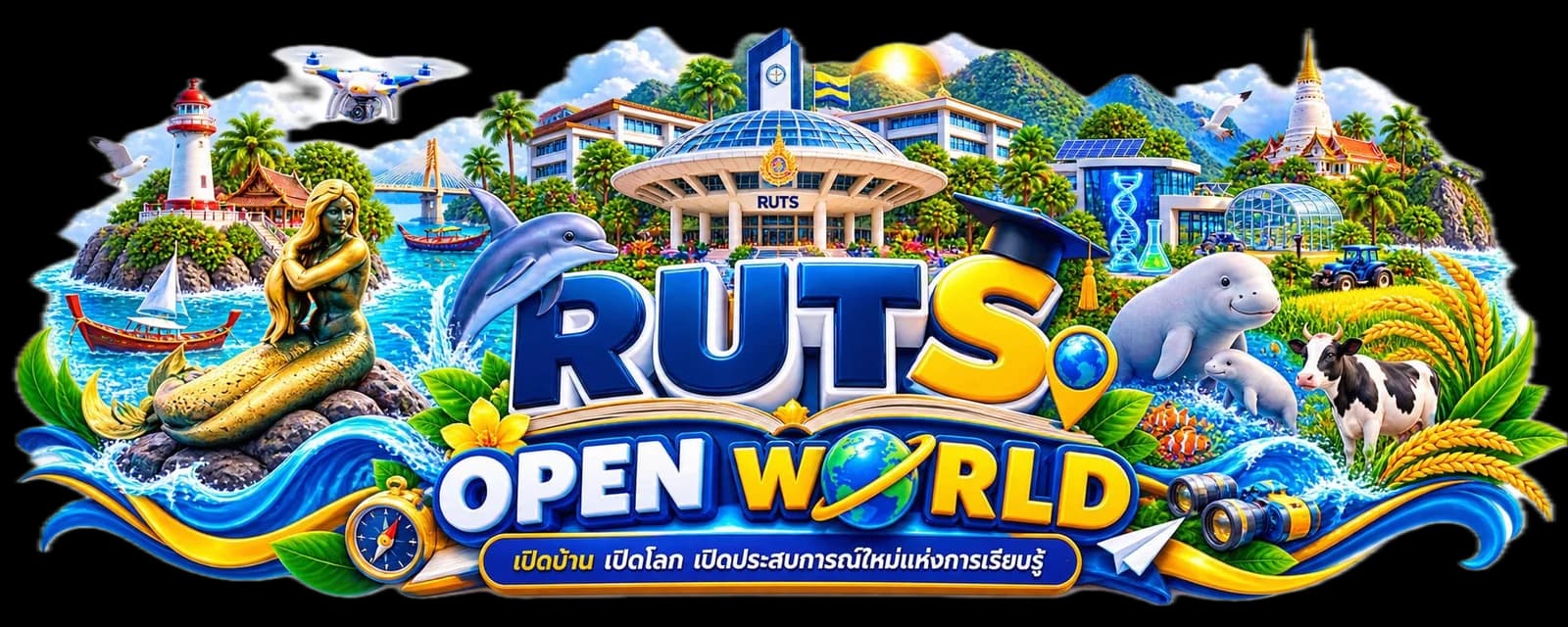 RUTS OPEN WORLD — เปิดบ้าน เปิดโลก เปิดประสบการณ์ใหม่แห่งการเรียนรู้